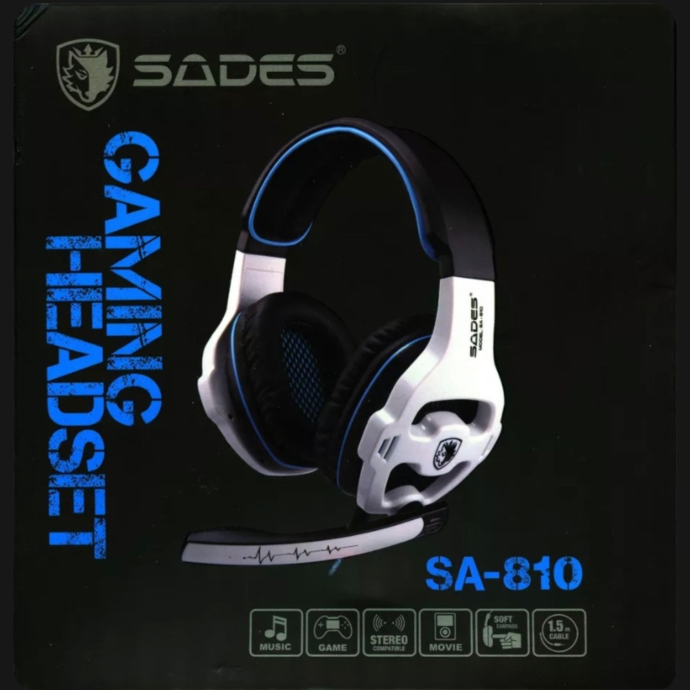 SADES SA810 Wired Multi-platform Compatible Stereo Gaming Headset with Mic